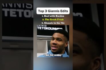 Top 3 Giannis Edits 🇬🇷 #nba #basketball