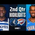 Minnesota Timberwolves vs Oklahoma City Thunder Full 2nd Qtr Highlights- May 20- 2025 NBA Highlights