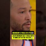 Jalen Brunson in FOUL TROUBLE👀