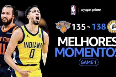 NEW YORK KNICKS 135 X 138 INDIANA PACERS | MELHORES MOMENTOS | FINAIS DE CONFERÊNCIA | NBA 2024-25