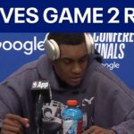 Timberwolves after Game 2 loss to Thunder: 'We've got to be desperate'