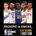 THe 2024-25 kiA NBA ALL- DEFENSIVE  FIRST TEAM On FIRE 🔥🔥😳