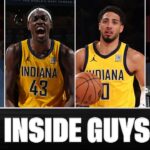 Pacers Stun Knicks and Go Up 2-0 In Series 😳 + Tyrese Haliburton Joins The Fellas 🗣️ | NBA on TNT