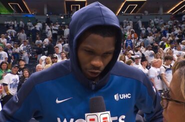 Anthony Edwards Talks BIG Game 3 Win vs OKC | FULL Postgame Interview 🔥