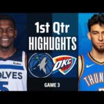 Minnesota Timberwolves vs Oklahoma City Thunder Full 1st Qtr Highlights- May 24- 2025 NBA Highlights