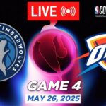 NBA LIVE! Minnesota Timberwolves vs Oklahoma City Thunder Game 4 May 26, 2025 | NBA Playoffs Live 2K