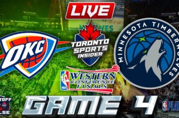 OKC Thunder vs Minnesota Timberwolves LIVE Stream Game 4 Audio | NBA PLAYOFFS LIVE Gamecast & Chat
