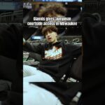 Giannis Gave Me Courtside Access! #bucks #milwaukee #wisconsin