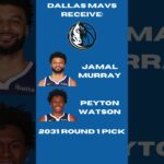 TRADING Jamal Murray To The Dallas Mavericks! #nba #basketball #viral
