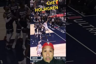 Chet Holmgren drives and SLAMS! #shorts #nba