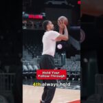 Want a better jump shot? It starts right under the basket. 🏀