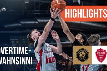 Highlights: Basketball Löwen Braunschweig - FIT/One Würzburg Baskets |easyCredit BBL |Dyn Basketball