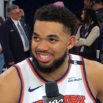 Karl-Anthony Towns Joins Inside the NBA After Knicks Win Game 5 vs. Pacers