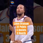 Jalen Brunson was ON FIRE in Game 5 against the Indiana Pacers! 🔥 #shorts