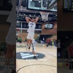 Bro est allergique à la gravité 😭🥀 #basketball #france #shorts
