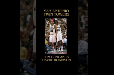 Remember Another? #nba #twintowers #timduncan #davidrobinson#spurs #nbabasketball ##nbalegends