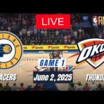 NBA Live! Indiana Pacers at Oklahoma City Thunder | 2025 NBA Finals Game 1 Live 2K 6/2/25