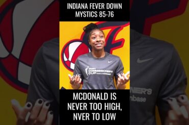 Aari McDonald Keeps Her Fever Mind Stable #shorts