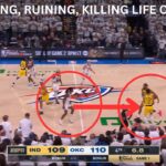 OKLAHOMA CITY THUNDER destroying, ruining, killing life on earth coaching vs. PACERS | GAME 1