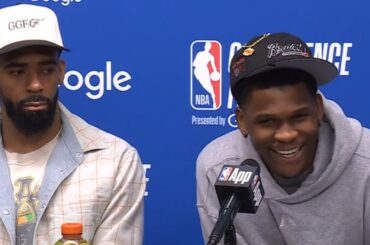 Anthony Edwards calls OKC pretty good and says he's not hurt after eliminated