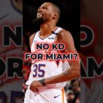 Miami Heat Already OUT Of The Kevin Durant Sweepstakes? #shorts #nba #heat