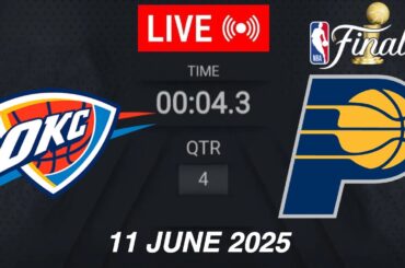 NBA LIVE! Oklahoma City Thunder vs Indiana Pacers | June 11, 2025 | Game 3 NBA Finals Live 2K