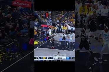 Andrew Nembhard Lobs to Obi Toppin for Big Dunk in Game 2 vs Bucks | #nbaplayoffs #pacers #obitoppin
