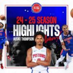 Ausar Thompson 2024-25 Season Highlights | Detroit Pistons #nba #detroitpistons #pistons