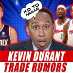 Stephen A. Smith Says The Miami Heat MUST Trade for Kevin Durant! Jovic or Jaime GONE?!