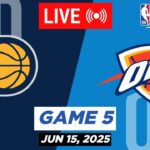 NBA LIVE! Oklahoma City Thunder vs Indiana Pacers Game 5 June 15, 2025 | NBA Finals Live 2K