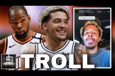 Jeremy Sochan Trolls Phoenix Amid Trade Rumors!
