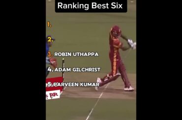 Ranking Best Sixers! #viral #short #cricketshort #youtubeshort