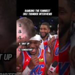NBA Ranking: Ranking the Funniest OKC Thunder Interviews