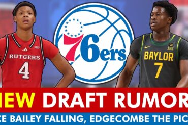 NBA Draft Expert Shares MAJOR NEWS On Ace Bailey & VJ Edgecombe Before 2025 NBA Draft | 76ers Rumors