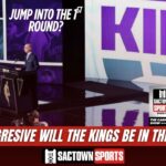 Are there rumblings that Sacramento will move into the 1st round of the NBA Draft?