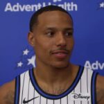 Desmond Bane speaks to media after trade to Orlando Magic
