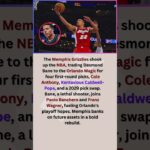 The Memphis Grizzlies shook up the NBA, trading Desmond Bane to the Orlando Magic