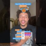 Beat the Oklahoma City Thunder in NBA 2k25 🔥🏀 #nba #thunder