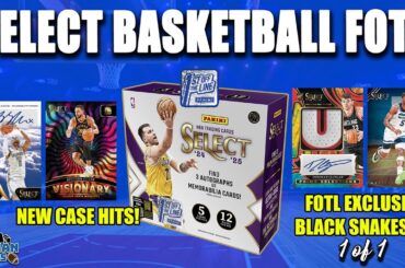 2024-25 Select Basketball 1st Off The Line (FOTL) Box! NEW CASE HITS! Black Snakeskin 1 of 1s!