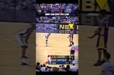 PART 2 - Kobe was Cold-Blooded in Clutch 🥶 Must-See Ending Lakers vs Spurs Game 4 #NBA #shorts