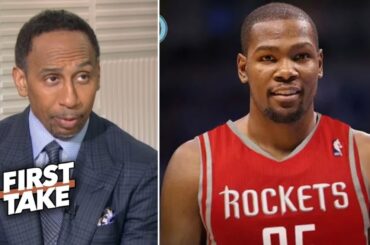 FIRST TAKE | Durant to Houston - Stephen A. Smith believes Rockets gonna win a title with KD
