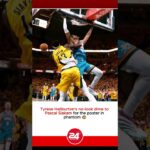 Tyrese Haliburton's no-look dime to Pascal Siakam for the poster in phantom 🤩#shorts