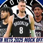 Brooklyn Nets: $60 Million Cap Space for Draft Picks | 2025 Mock Offseason | Third Apron Salarycast