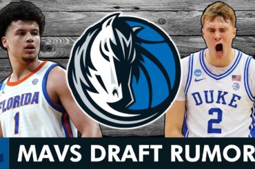 Mavericks Trading Back Into 1st Rd Of 2025 NBA Draft? Cooper Flagg Meets Nico Harrison | Mavs Rumors