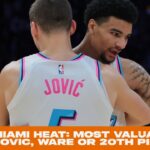 Miami Heat: Most valuable, Jovic, Ware or 20th pick? | Five on the Floor