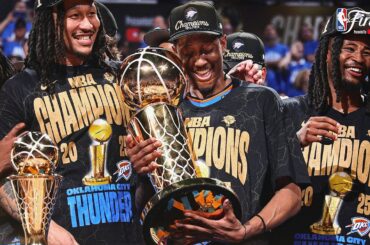 Oklahoma City Thunder Larry O’Brien NBA Championship Trophy Presentation 🏆