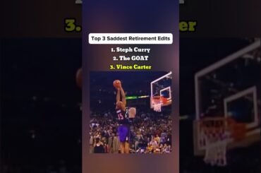 Top 3 Saddest Retirement Edits 🥺 #nba #basketball