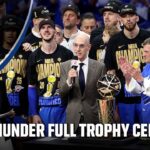 The Oklahoma City Thunder win the 2025 NBA Finals 🏆 [FULL TROPHY PRESENTATION] | NBA on ESPN