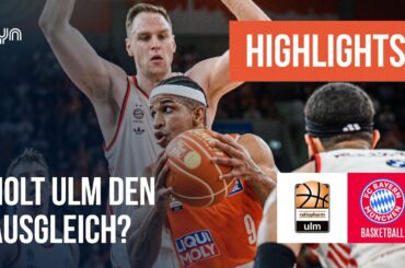 Highlights: ratiopharm ulm - FC Bayern München Basketball | easyCredit BBL | Dyn Basketball