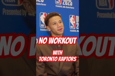 Carter Bryant Did NOT WORKOUT With Toronto Raptors Before NBA Draft